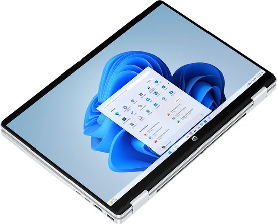 HP OmniBook 5 Flip 2-in-1 Laptop - 14" 2K Touchscreen - Intel Core i5 150U - 16GB RAM - 512GB SSD - Silber