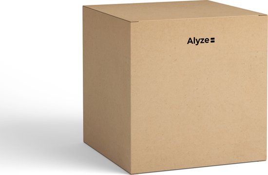 Alyze Kompressionsstrümpfe - Größe 43-46 - Neuropathiesocken - Medizinische Stützstrümpfe - Diabetes - Bett - Schlafsocken - Durchblutung & Laufen - Schwarz - Hoch