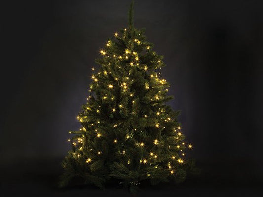 Vellight ATRIA Baummantel, Weihnachtsbaumbeleuchtung für Bäume bis 2,4 m, warmweiß, bezaubernd für drinnen und draußen