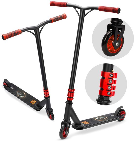 BOLDCUBE Deluxe Stuntstep - Schwarz