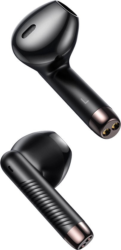 Golden Sound - Kabellose Ohrhörer - Bluetooth 5.1 und universelle Passform - mit Ladegerät und Smart-Touch-Funktionen - für Sport und Freisprecheinrichtung - schwarzer Kunststoff