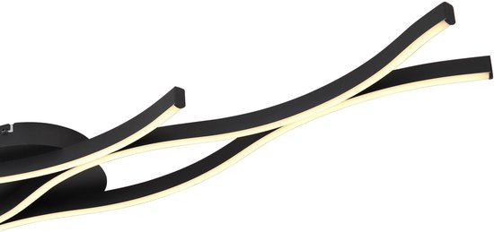 Globo Deckenleuchte Geronimo - schwarz - Metall - 67206D