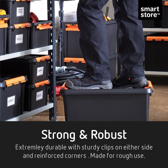 SmartStore - Pro 45 Aufbewahrungsbox 50 Liter - Polypropylen - Schwarz