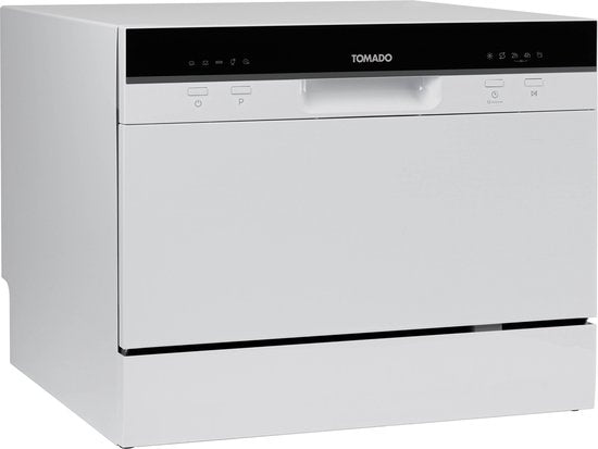 Tomado - TDW5501W - Mini-Geschirrspüler - Freistehend - 6 Gedecke - 5 Programme - Energieklasse D - Weiß