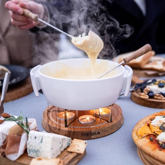 Boska Candlelight Fondue Twinkle - Für 1.200g Käsefondue - 1,6 Liter