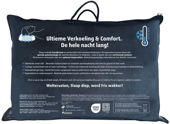 Lucovitaal Kühlung Kissen Orthopädische -