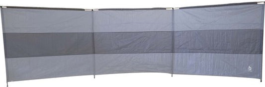 Bo-Camp - Windschutz - Caira - Mit oberen Stangen - 3 Fächer