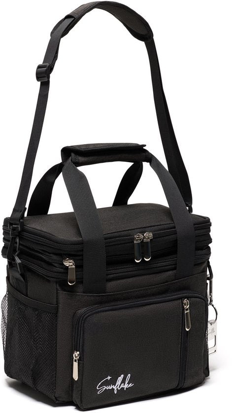 Cool Bag Lunch - Cool Bag Small - 15 Liter Lunch Bag Adult - Lunch Bag für Frauen & Männer - Schwarz - Sunflake
