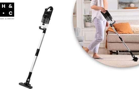 Home & Comfort - Stabstaubsauger - Kabellos - Leicht - 2-in-1 Hand- und Stabstaubsauger