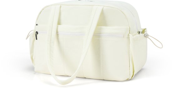 Skycases Weekend Bag - Persönlicher Gegenstand - Handgepäck für Ryanair und Transavia - Wasserdicht und geräumig - Intelligente Fächer - Ideal für Reisen und den täglichen Gebrauch - Beige