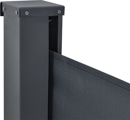 Juskys Windschutzscheibe – verstellbar – 500 x 180 cm – Anthrazit
