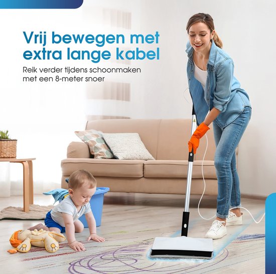 Novalance - SteamPro Dampfreiniger & Händetrockner - Teppichreiniger / Fleckenreiniger - Dampfreiniger - Dampfgerät - Boden, Sofa, Teppich