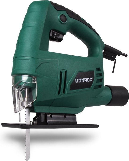 VONROC Stichsäge - 550W - Schnellwechselsystem - Inkl. Zubehör & Aufbewahrungstasche