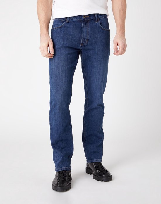 Wrangler STRAIGHT DARK STONE Männer JEANS Größe 36 X 30