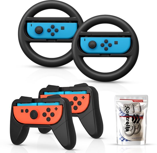 Controlla - Zubehör passend für Nintendo Switch 2 - Joy Con Griffset für Nintendo Switch 2 - Controller und Lenkrad