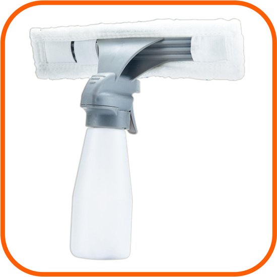 Dutch Originals - Fensterreiniger - Batterie - für Fliesen, Fenster oder Duschkabinen - Vorratsbehälter 150 ml - streifenfreies Ergebnis - 33,5 x 12,5 x 25 cm