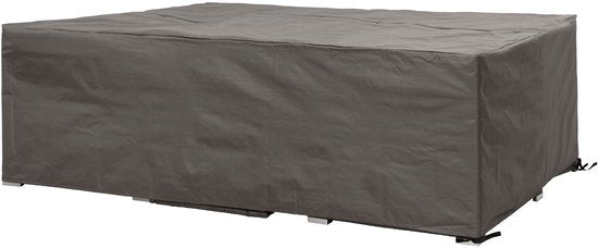 Perel Outdoor-Abdeckung für Garten-Set, grau, rechteckig, 280 cm x 230 cm x 80 cm
