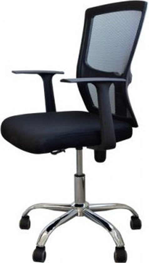 BRASQ OC200 Ergonomic Office Chair Black with Breathable Mesh - Bürostühle - Höhenverstellbar - Gaming Stuhl 49 x 47 x 94 cm