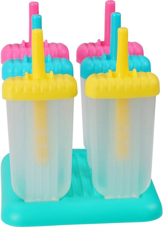 Eiswürfelbereiter für 6 verschiedene Eissorten.