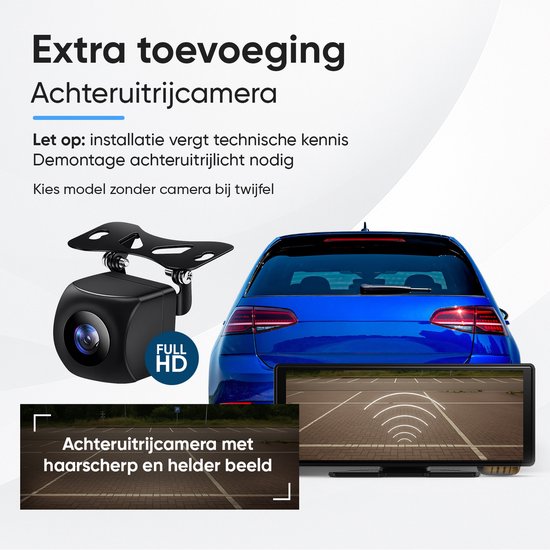 CarMe Rückfahrkamera 10 Meter Geeignet für CarMe CarPlay Bildschirm - Für LKW, Bus, Wohnmobil