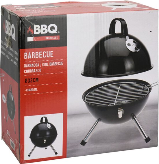 Van der Meulen Kugelgrill - 32 cm schwarz BBQ