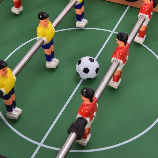 Tischfußballspiel - 68,58cm - Braun - 16-teilig - Tischfußball