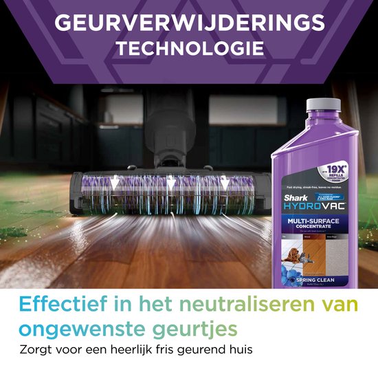 Shark HydroVac Wireless 3-in-1 Bodenreiniger - Staubsaugen, Wischen und Selbstreinigung - Stabstaubsauger mit Wischfunktion - Nass- und Trockenmopp - WD210EU