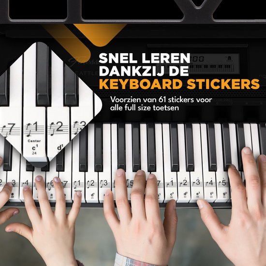 Finesse Keyboard Piano - Ständer & Zubehör - 61 Tasten - MIDI - Electric Piano - Kind