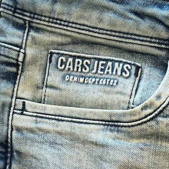 Cars Jeans Herren BLAST Slim Fit BLAU SCHWARZ - Größe 36/34