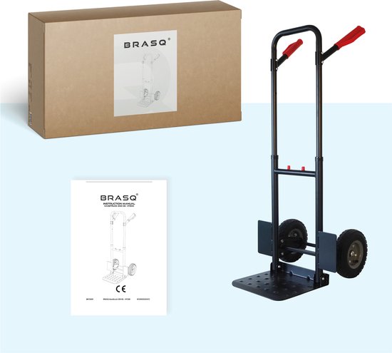BRASQ Trolley - 200KG Kapazität - Transportwagen - Transporthilfe - Zusammenklappbar