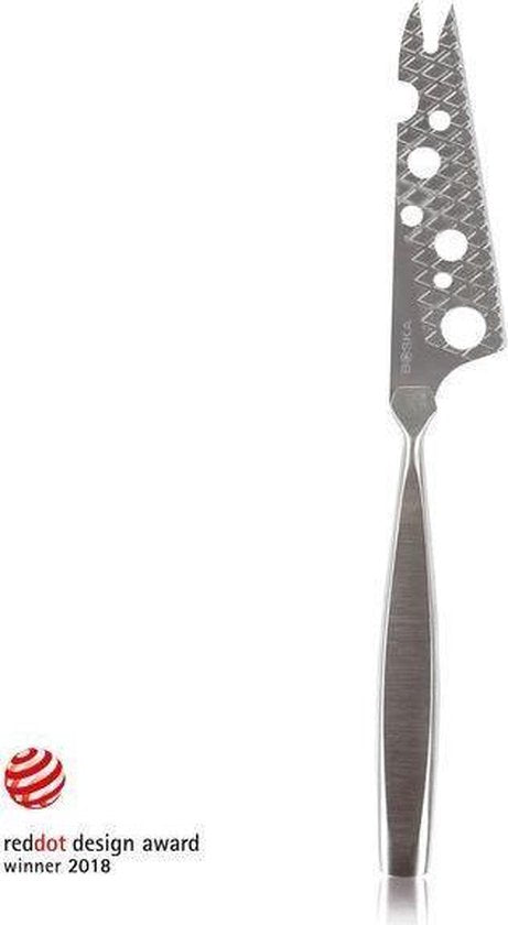 Boska Käsemesser Half Soft Monaco+ No.4 - Käsemesser Weichkäse - Briemesser - Preisträger - Rostfreier Stahl - Spülmaschinenfestes Käsemesser - Küchenutensilien - Küchenzubehör - 10 Jahre Garantie