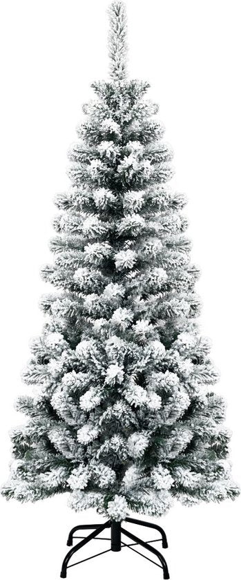 Coast Künstlicher Weihnachtsbaum - Weiß verschneit - MIT Premium PVC Nadeln - 135cm