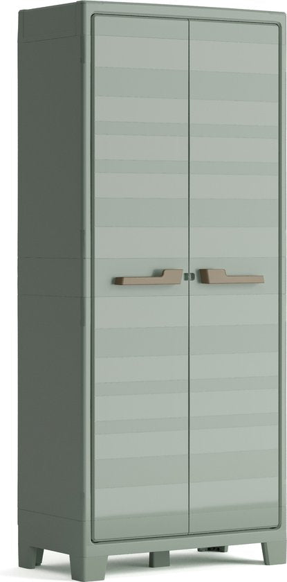 Planet Outdoor Multispace Aufbewahrungsschrank - 44x80x182cm - Hellgrau