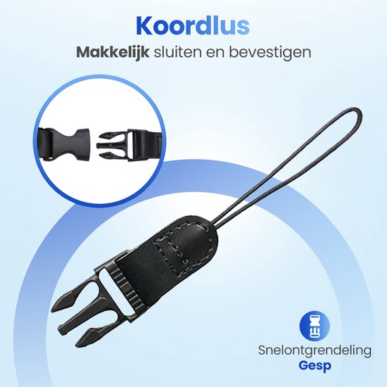 Garpex® Kamera-Handschlaufe – Komfortables Design – Verstellbares Handgelenkband