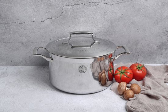 Saveur Selects - Voyage Kochtopf - Ø22 cm - Dreischicht-Edelstahl - PFAS-frei - Induktion - Backofenfest