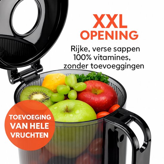 LEBENLANG – Entsafter – Slow Juicer – Entsafter für Obst und Gemüse – Entsafter für Obst und Gemüse – Saftmaschine – Saftbereiter – Slow Juicer – Entsafter – 100 % BPA-frei – Leiser Entsafter