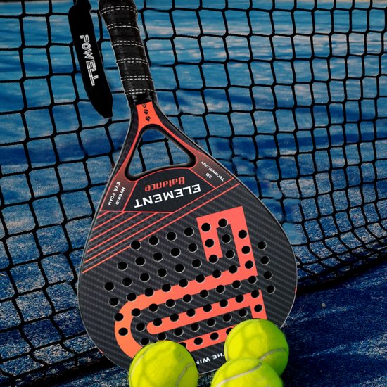 POWELL Padelschläger - Tropfenform - 3K Carbon - inkl. Hülle