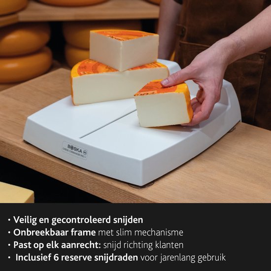 BOSKA Cheese Commander PRO+ - Käseschneider - Profi-Schneider für Weichkäse - Thekengerät - 320x400x125 mm