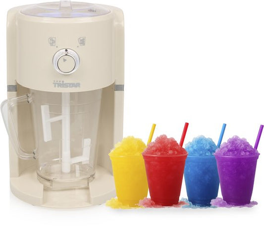 Tristar KD-7310 - Eiscrusher Slushy-Maschine - 30W - 1,1 Liter - Creme weiß