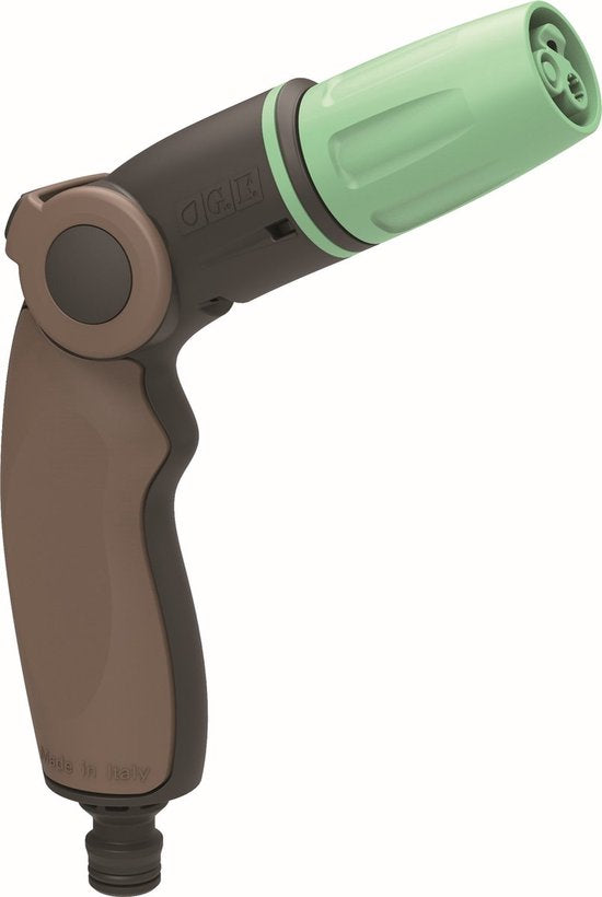 Spritzpistole G.F. Garden RECO 3 Jet Easy – 3 Sprühstufen – ergonomisch – Daumenregler – recycelter Kunststoff – Gartenbewässerung und Reinigung