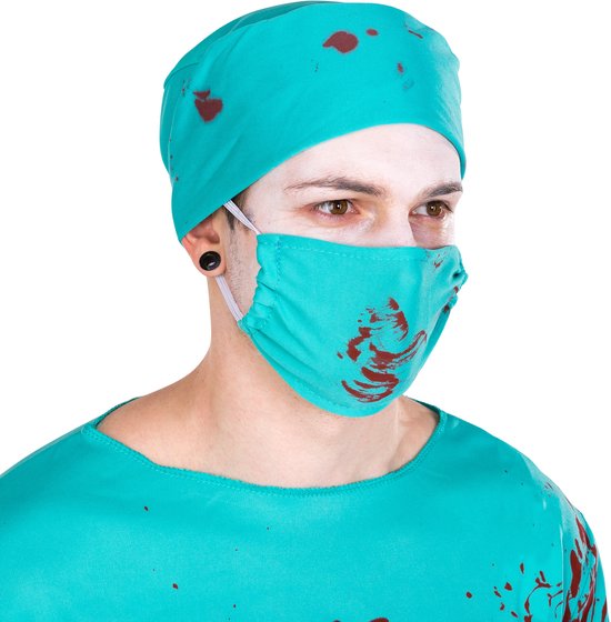Dressforfun Herrenkostüm Zombie Doktor M - Faschingskostüm Halloween Faschingskostüm Karnevalskostüm Faschingskostüm - 300183