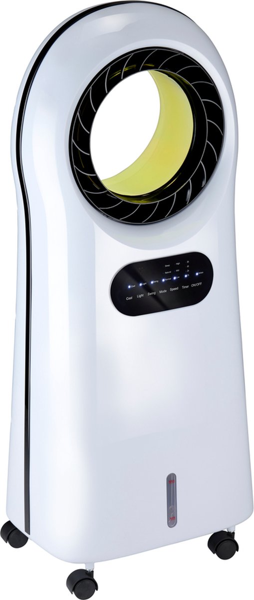 Lifetime Air Luftkühler - 55dB - 3.5L - 110 W - Inkl. Fernbedienung & Kühlelemente 32 x 23.50 x 76.50cm - Weiß