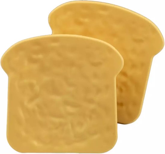 Eddy Toys Spielzeug-Toaster - Spielzeug-Küchengeräte-Toaster - inkl. Toast - Weiß