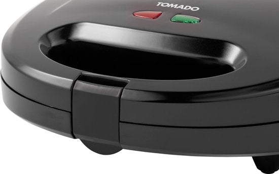 Tomado TGM2000B - Multigrill 3 in 1 - Inklusive Sandwich- und Waffelplatten - 750 Watt - Schwarz