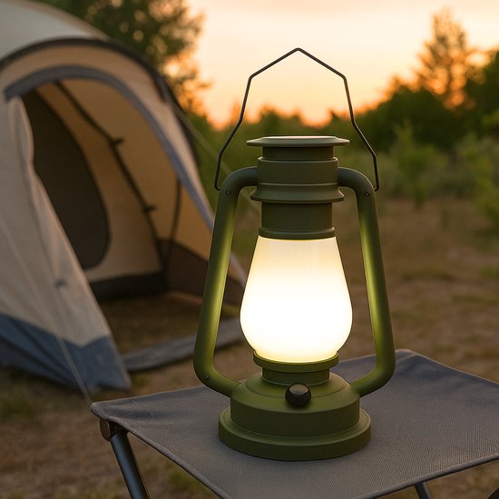 Solar-Campinglampe - LED-Beleuchtung - Campinglampe - Zeltlicht - Solarbetrieben - Grün