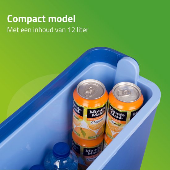 Bo-Camp - Autokühlbox - Arktis - Blau - Polyethylen - 12 Liter