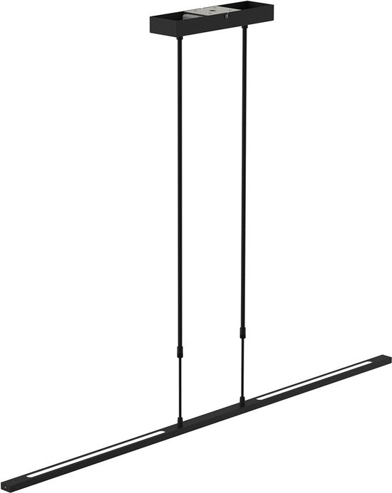 Steinhauer Pendelleuchte Zelena - Metall - Schwarz