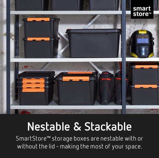 SmartStore - Pro 45 Aufbewahrungsbox 50 Liter - Polypropylen - Schwarz
