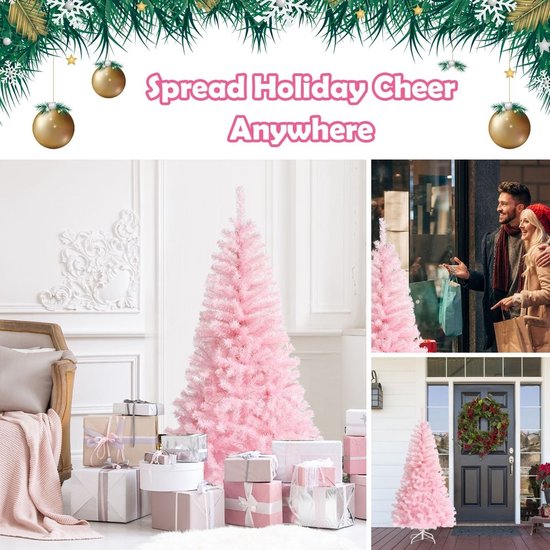 Coast 150 cm Rosa Weihnachtsbaum mit buntem Glitter