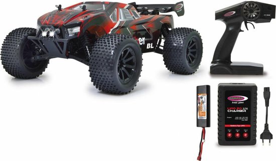 Jamara Rc Monster Truck Truggy Bl - Mit Led - 1:10 - LiPo - Schwarz
